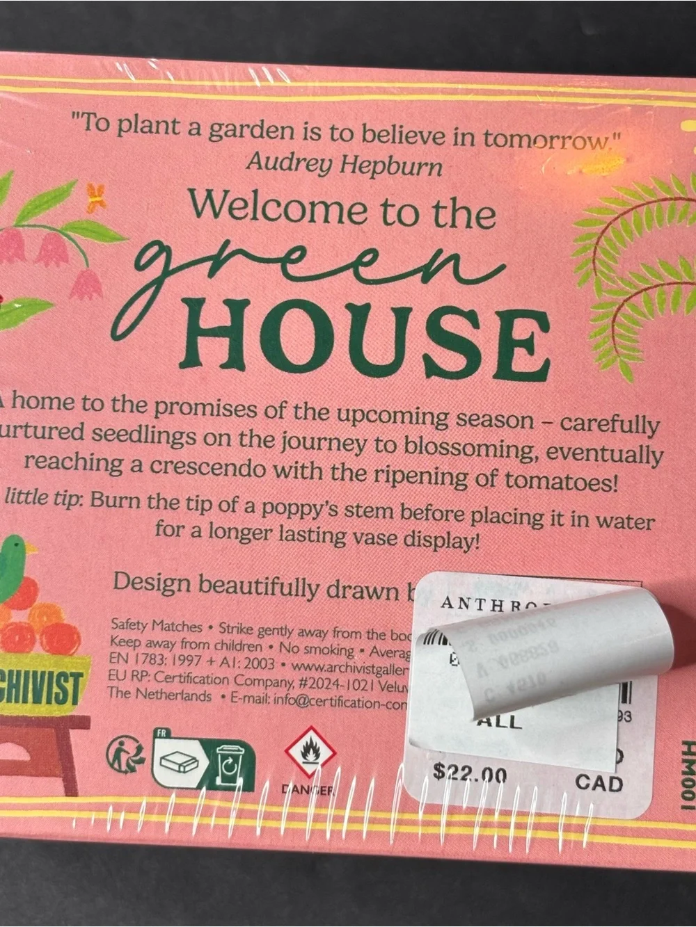 Anthropologie greenhouse house